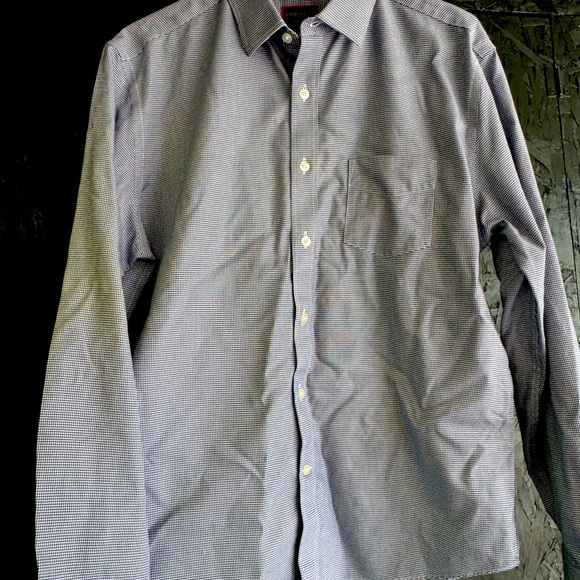 Men’s Large UNTUCKit button down, navy and white - Picture 1 of 1